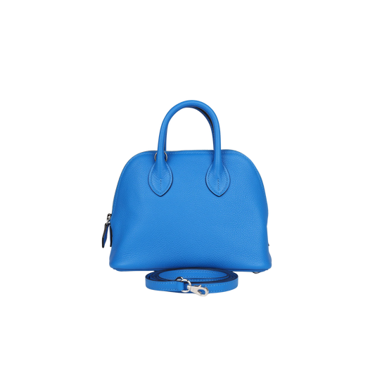 Hermes Bolide Mini Bleu France Evercolor Leather