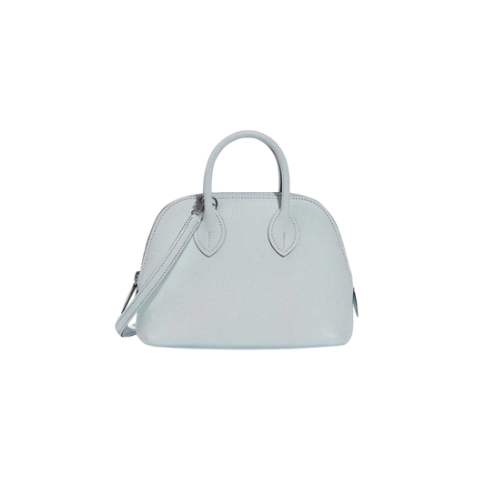 Hermes Bolide Mini Bleu Brume Chevre Mysore Leather