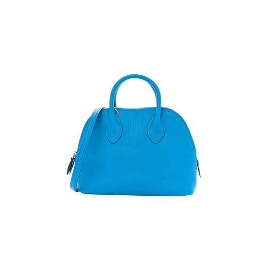 Hermes Bolide Mini Bleu Frida Mysore Leather