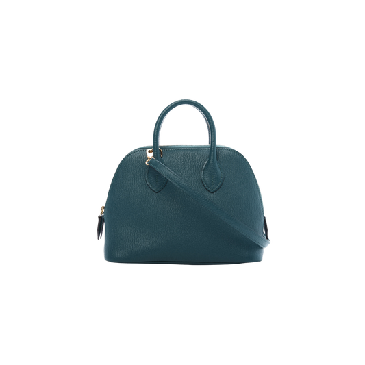 Hermes Bolide Mini Vert Bosphore Chevre Mysore Leather