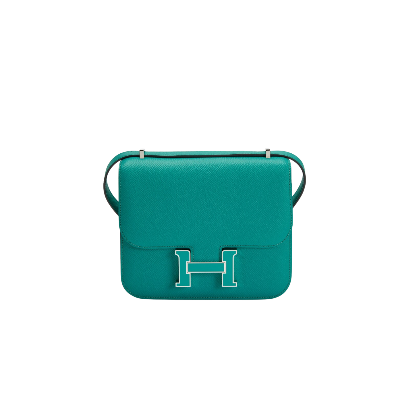 Hermes Constance 18 Bleu Paon Epsom Leather