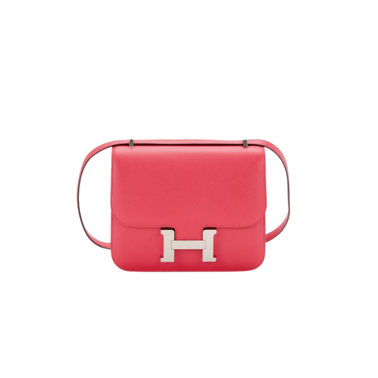 Hermes Constance 18 Rose Extreme Epsom Leather