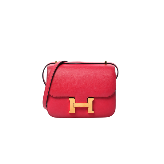 Hermes Constance 18 Rouge de Coeur Epsom Leather