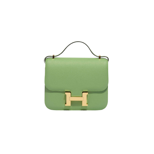 Hermes Constance 18 Vert Criquet Epsom Leather