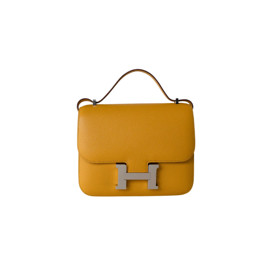 Hermes Constance 18 Jaune Ambre Epsom Leather