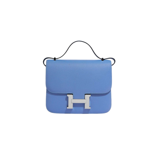 Hermes Constance 18 Bleu Paradis Epsom Leather