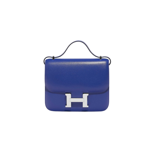 Hermes Constance 18 Bleu Electrique Swift Leather