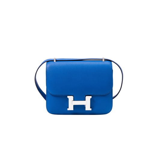Hermes Constance 18 Bleu France Swift Leather