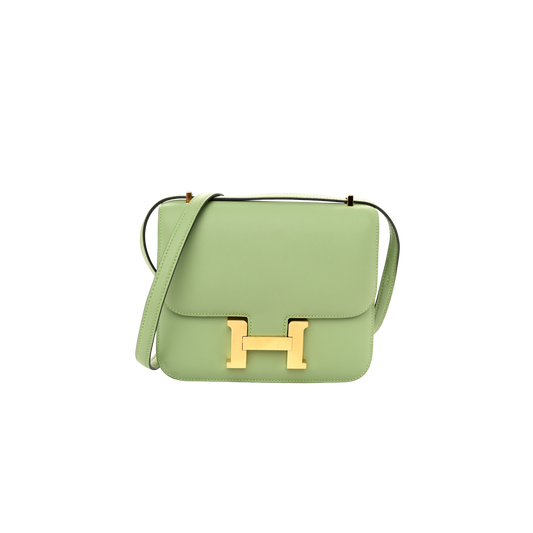 Hermes Constance 18 Vert Criquet Swift Leather