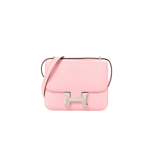 Hermes Constance 18 Rose Sakura Swift Leather