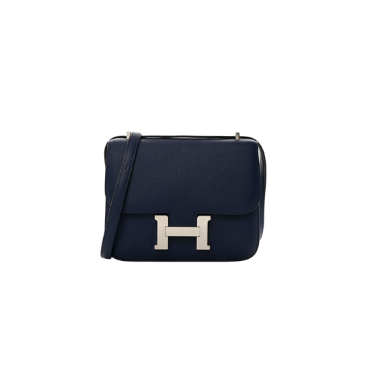 Hermes Constance 18 Bleu Saphir Epsom Leather