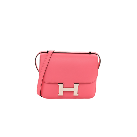 Hermes Constance 18 Rose Azalee Swift Leather