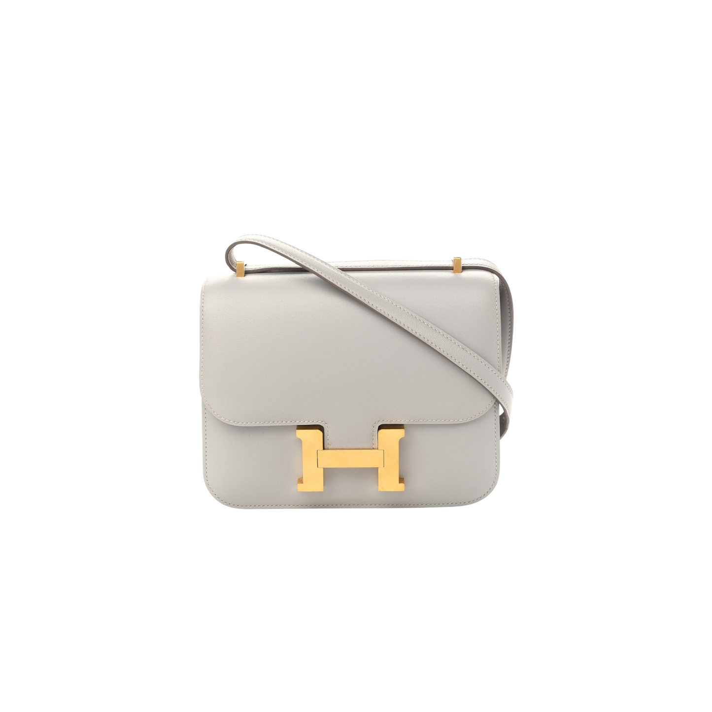 Hermes Constance 18 Gris Perle Swift Leather
