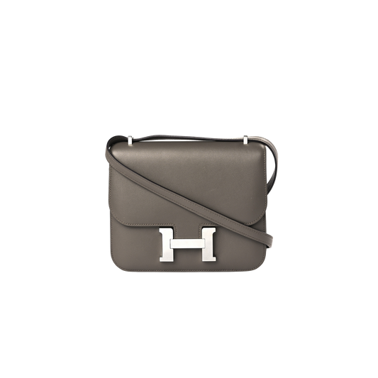Hermes Constance 18 Gris Meyer Swift Leather