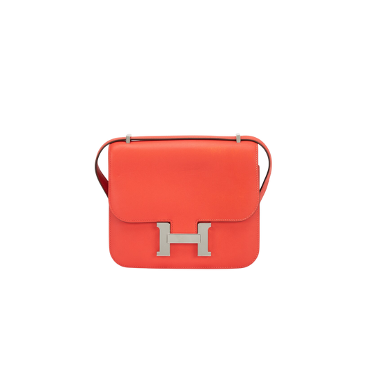 Hermes Constance 18 Capucine Swift Leather