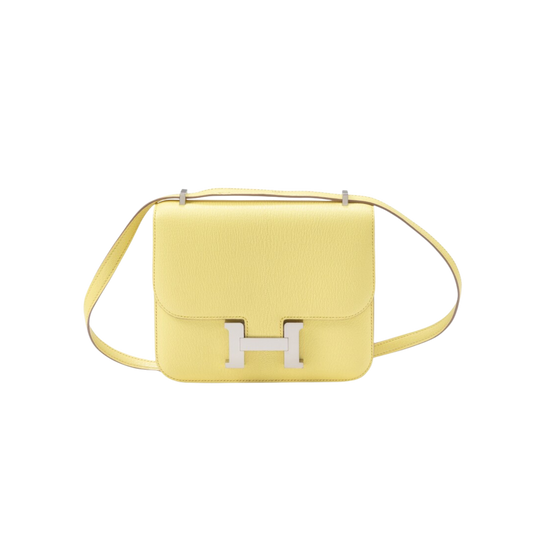 Hermes Constance 18 Limoncello Chevre Mysore Leather