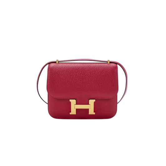 Hermes Constance 18 Framboise Chevre Mysore Leather