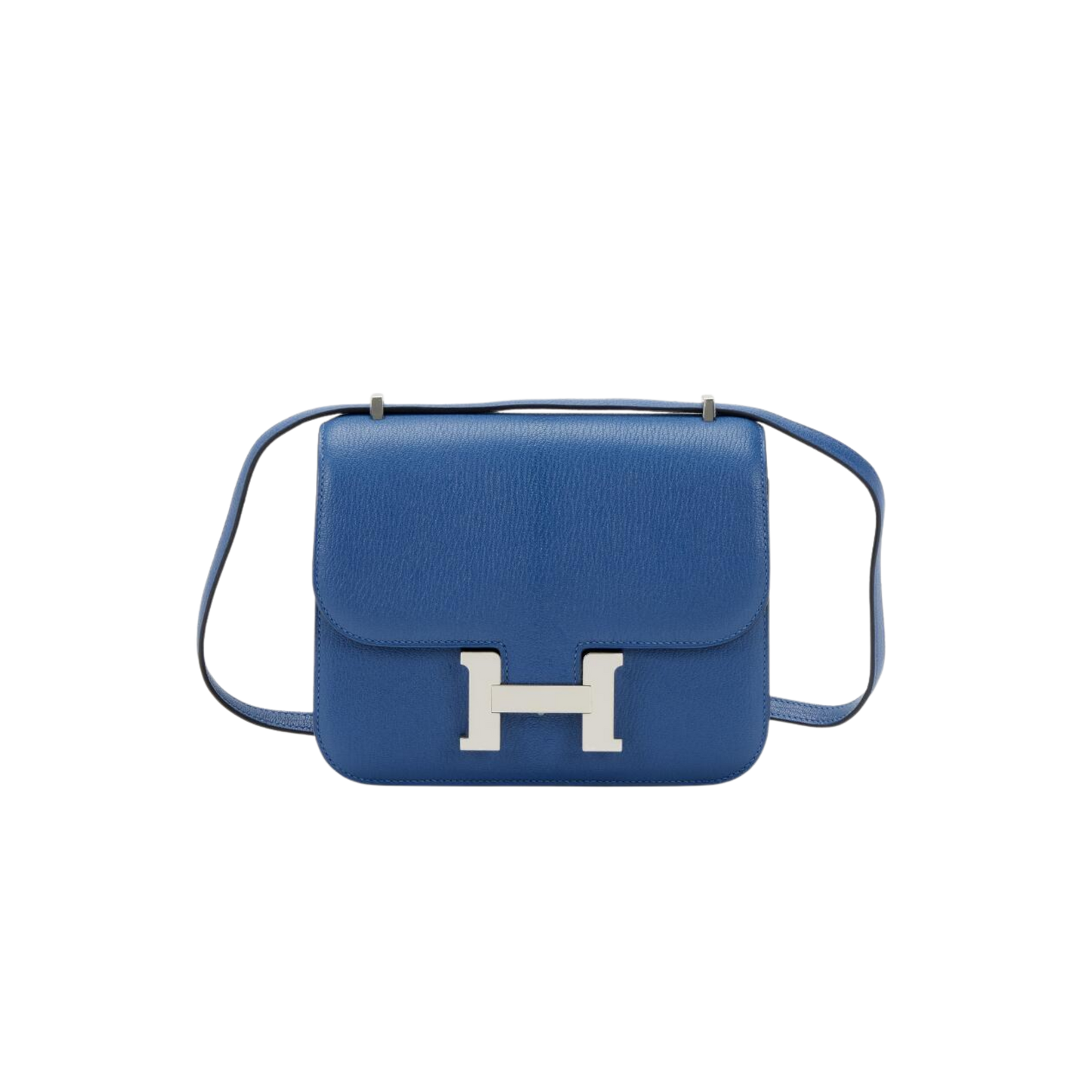 Hermes Constance 18 Bleu Brighton Chevre Mysore Leather