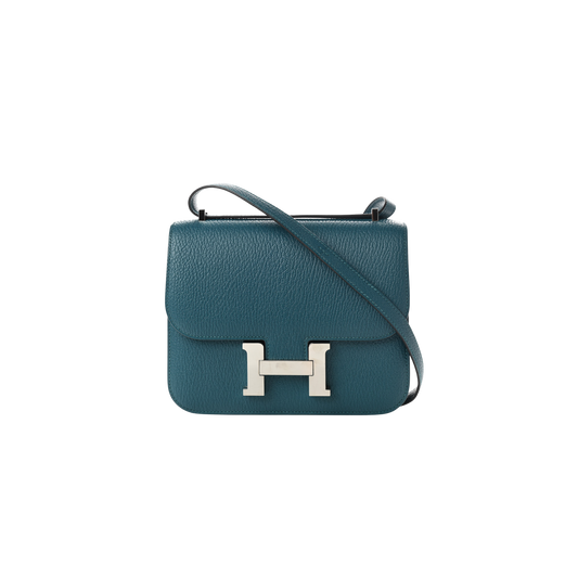 Hermes Constance 18 Vert Bosphore Chevre Mysore Leather