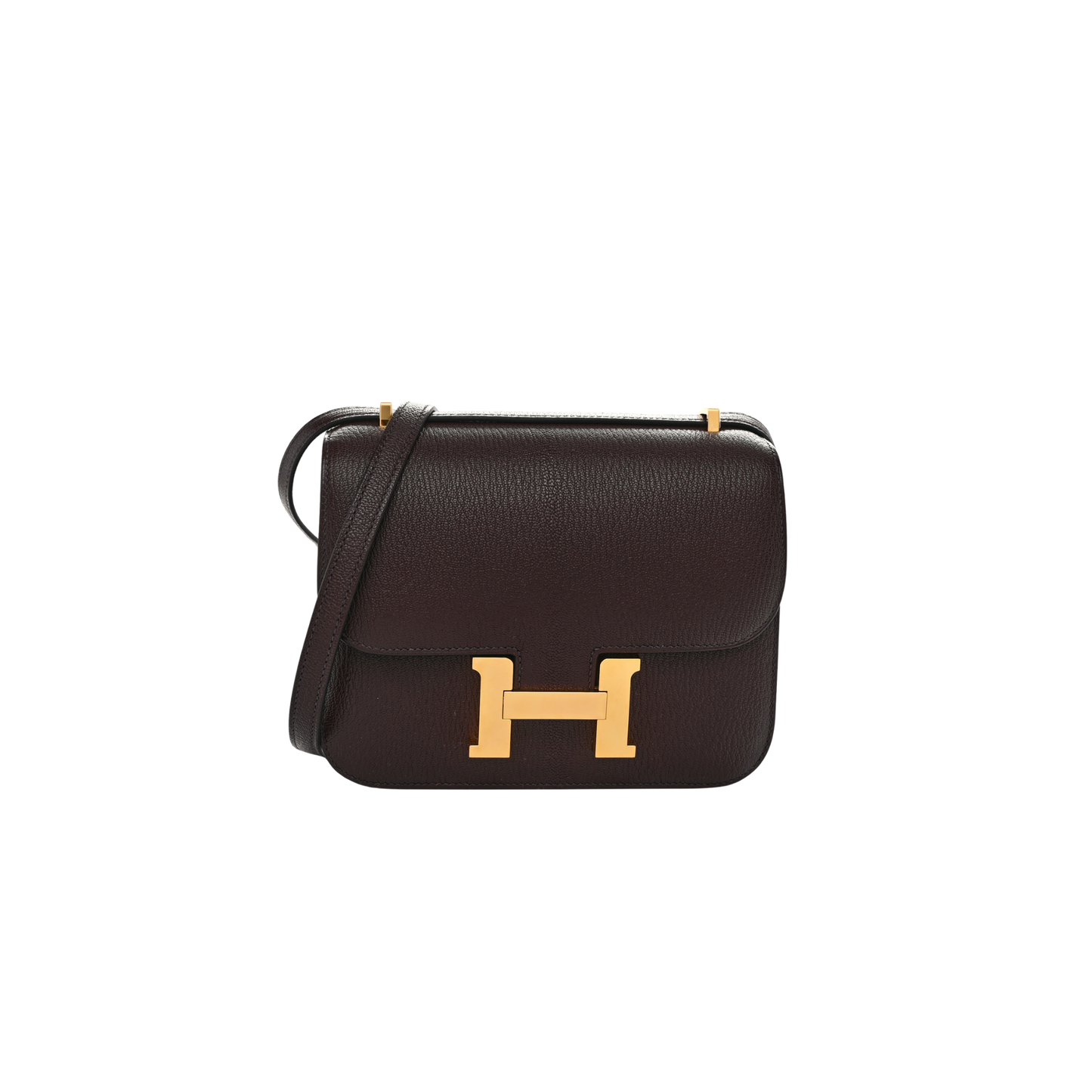 Hermes Constance 18 Rouge Sellier Chevre Mysore Leather