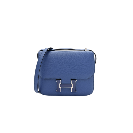 Hermes Constance 18 Bleu France Epsom Leather