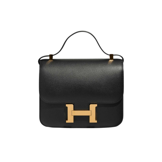 Hermes Constance 24 Noir Epsom Leather