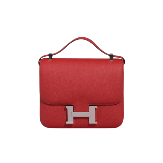 Hermes Constance 24 Rouge Casaque Epsom Leather