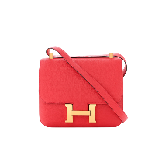 Hermes Constance 24 Rouge de Coeur Epsom Leather