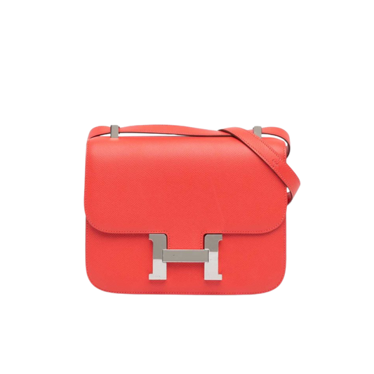 Hermes Constance 24 Rose Jaipur Epsom Leather