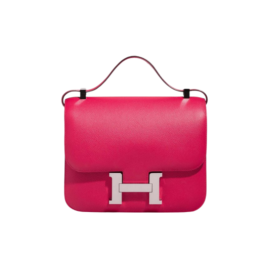 Hermes Constance 24 Rose Extreme Epsom Leather