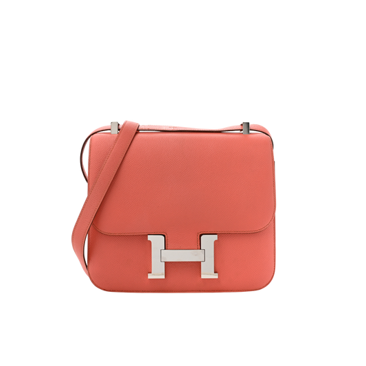 Hermes Constance 24 Rose Ete Epsom Leather