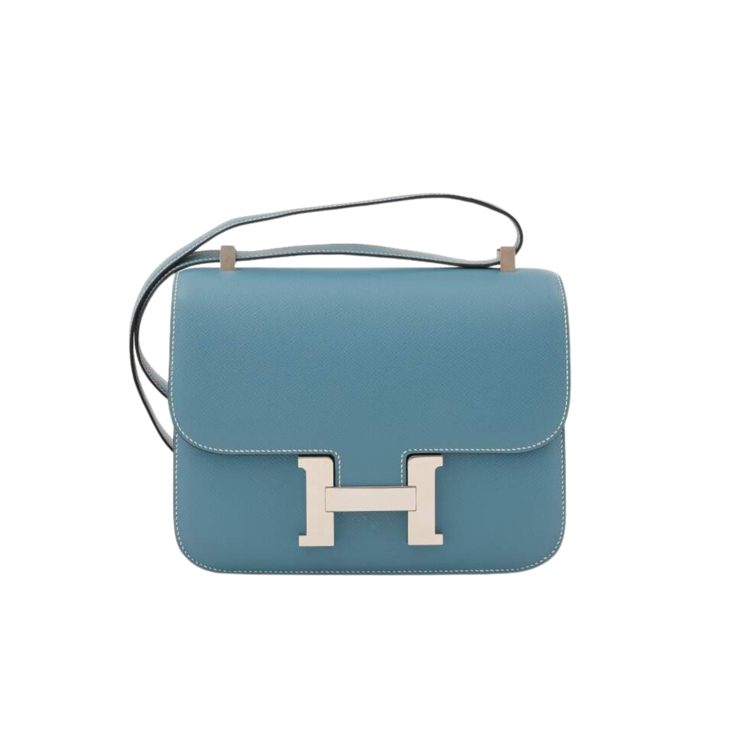 Hermes Constance 24 Bleu Jean Epsom Leather