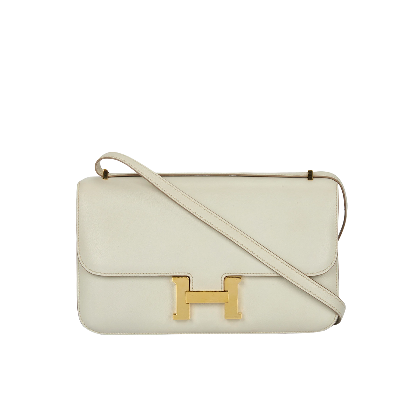 Hermes Constance Elan Gris Perle Swift Leather