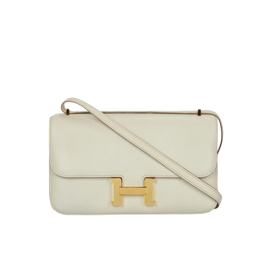Hermes Constance Elan Gris Perle Swift Leather