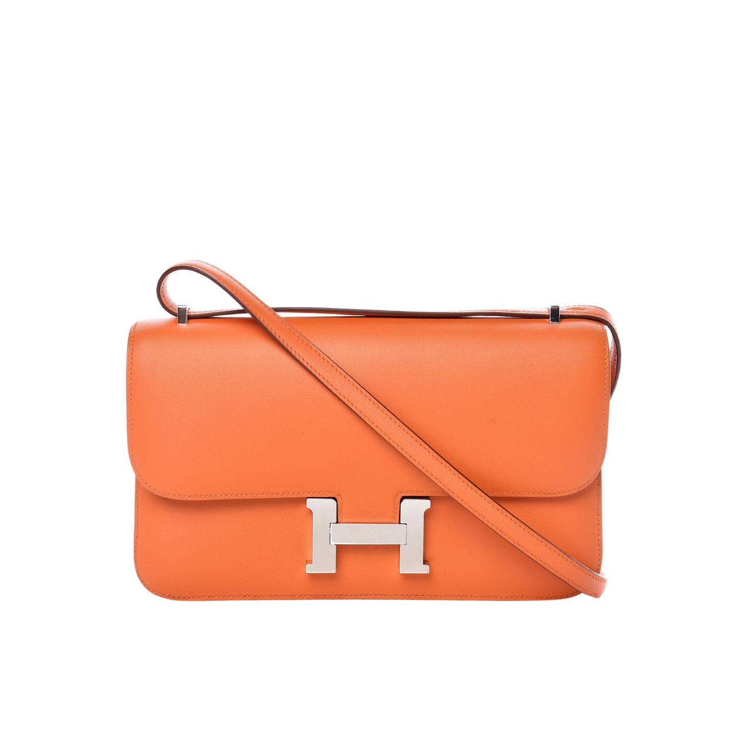Hermes Constance Elan Orange H Swift Leather