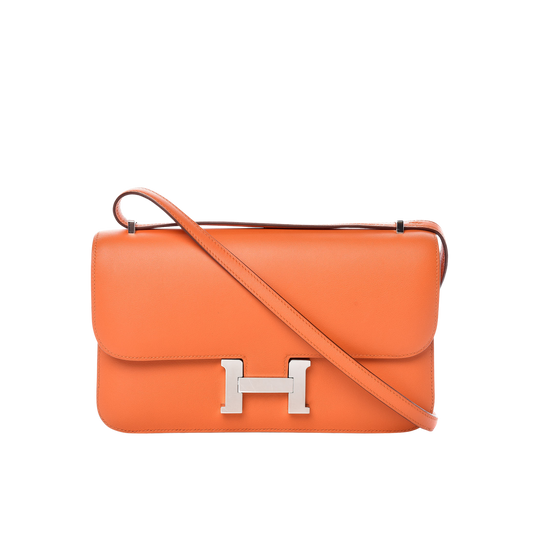Hermes Constance Elan Orange H Swift Leather