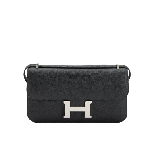 Hermes Constance Elan Noir Epsom Leather