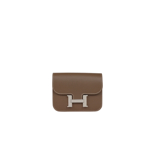 Hermes Constance Slim Etoupe Evercolor Leather