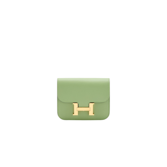Hermes Constance Slim Vert Criquet Evercolor Leather