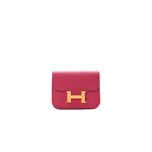 Hermes Constance Slim Rose Mexico Evercolor Leather