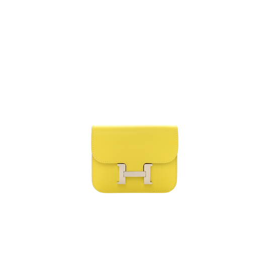 Hermes Constance Slim Lime Evercolor Leather