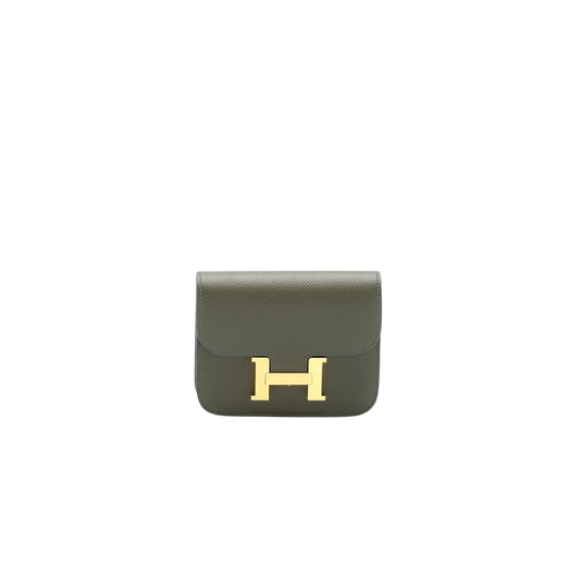 Hermes Constance Slim Vert de Gris Epsom Leather