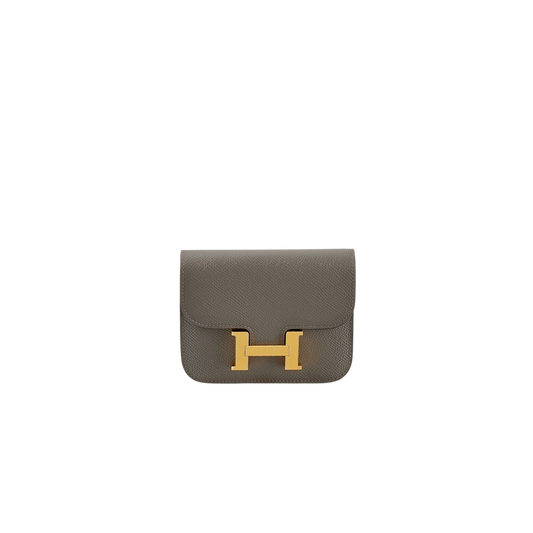 Hermes Constance Slim Gris Meyer Epsom Leather