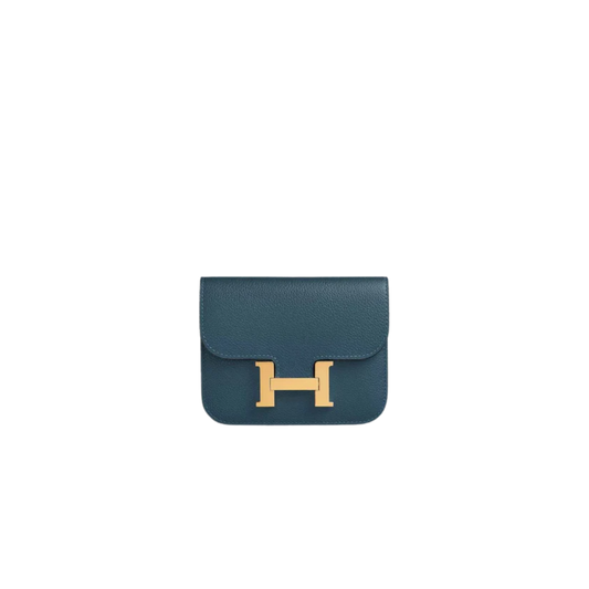 Hermes Constance Slim Bleu de Prusse Evercolor Leather