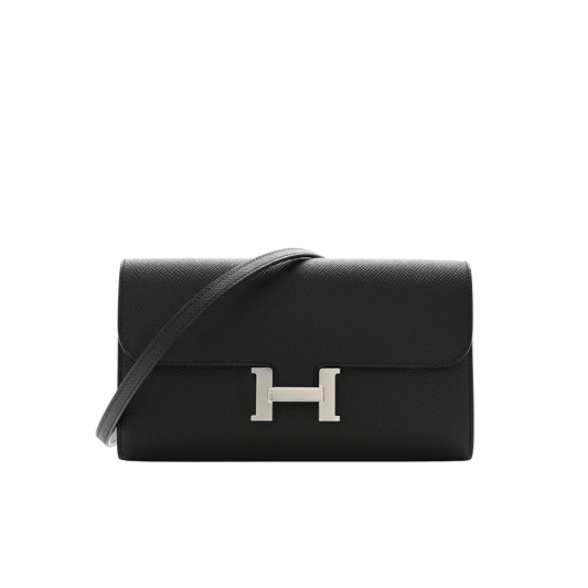 Hermes Constance To Go Noir Epsom Leather