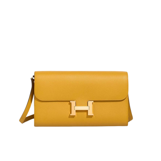 Hermes Constance To Go Jaune Ambre Epsom Leather