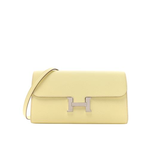 Hermes Constance To Go Jaune Milton Epsom Leather