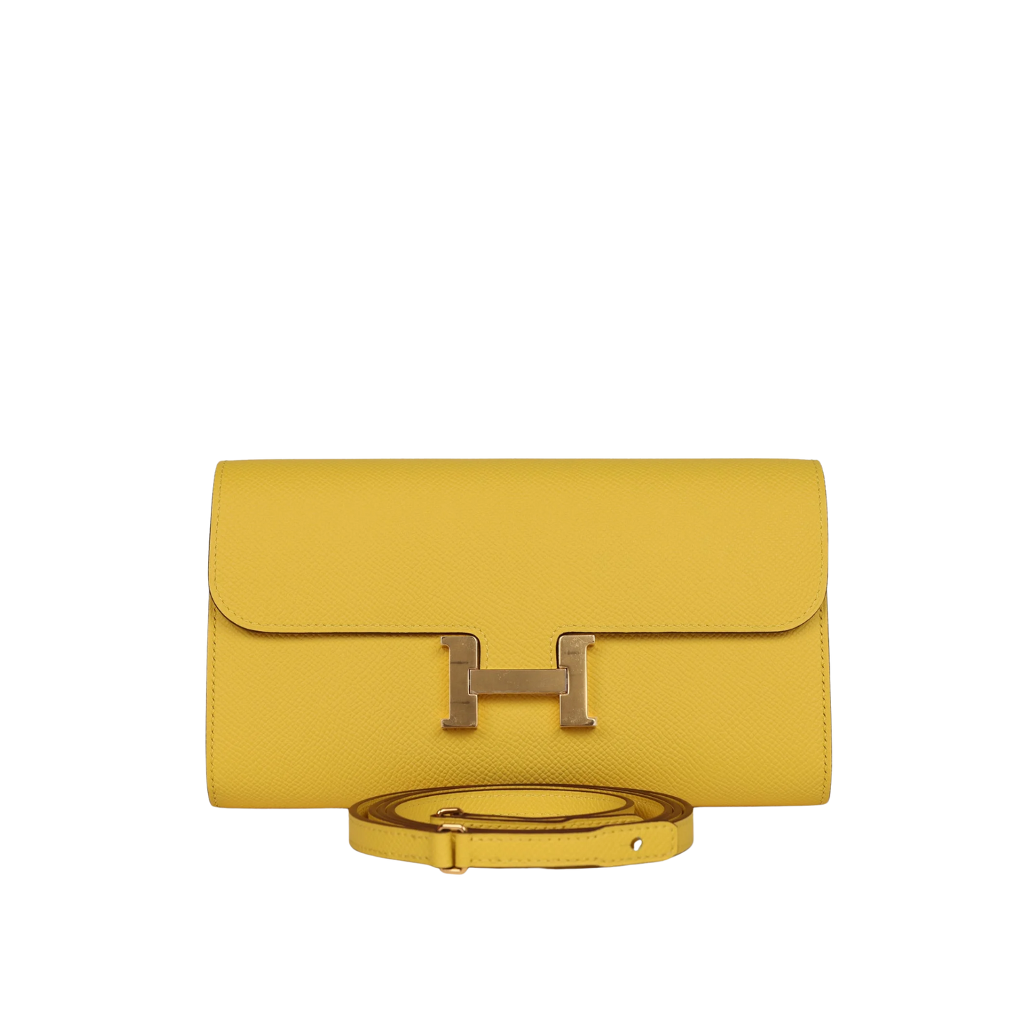 Hermes Constance To Go Jaune de Naples Epsom Leather