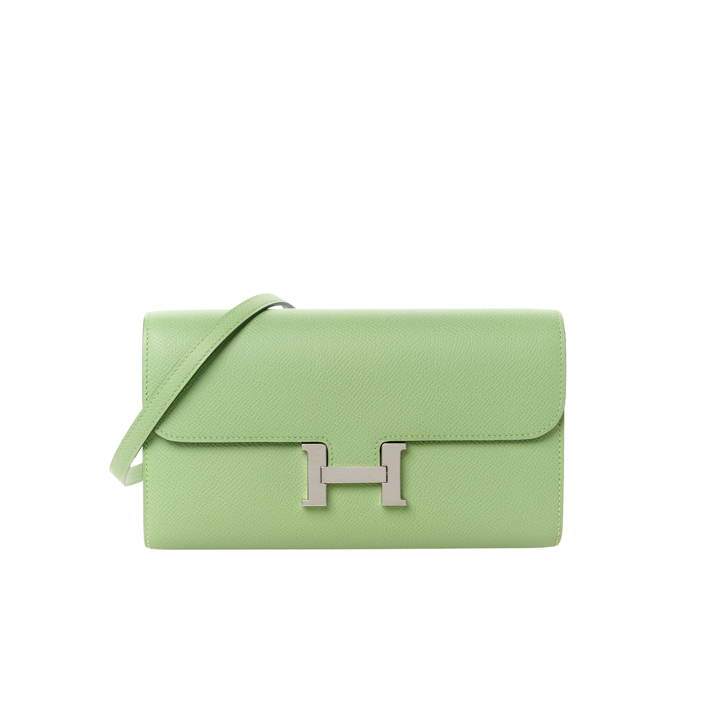 Hermes Constance To Go Vert Criquet Epsom Leather