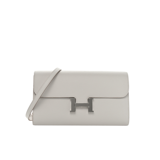 Hermes Constance To Go Gris Pale Epsom Leather